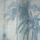 Screen painted on leather