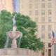 decorative mural plaza